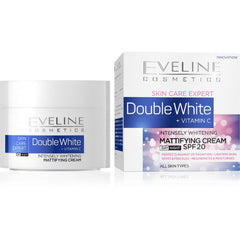 EVELINE DOUBLE WHITE+VITAMIN C D&N CREAM 50ML