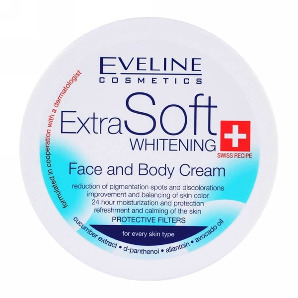 EVELINE EXTRA SOFT WHITENING FACE AND BODY CREAM