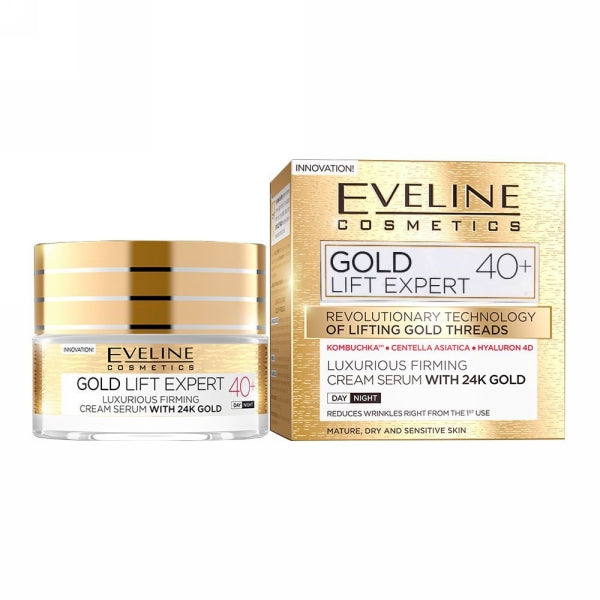 EVELINE GOLD LIFT EXPERT DAY & NIGHT CREAM 40+ 50ML
