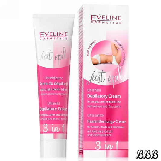 EVELINE JUST EPIL DEPILATORY CREAM ULTRA MILD 3 IN 1 125ML