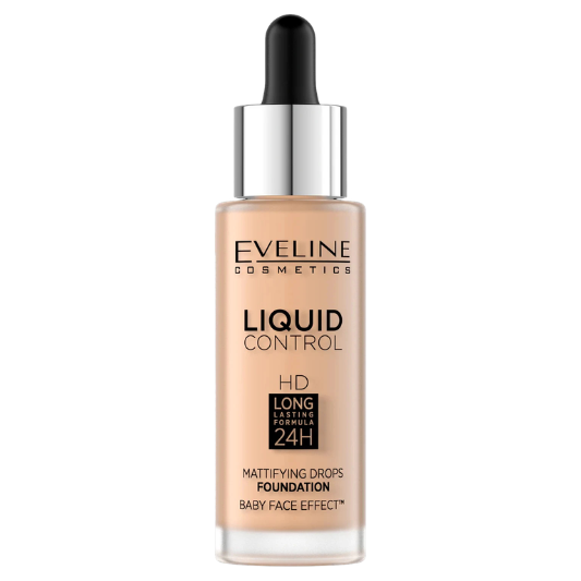 Eveline Liquid Control Foundation 24H 32ML – Shade 011 | Long‑Lasting Matte Finish