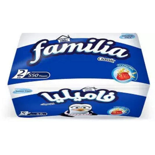 FAMILIA HYPOALLERGENIC 550 TISSUE 2 PLY