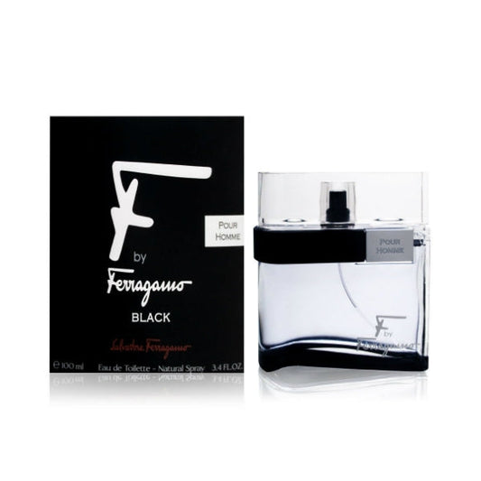 FERRAGAMO F BLACK FOR POUR HOMME 100ML