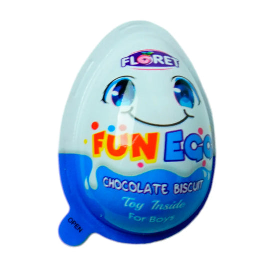 Floret Funn Egg Chocolate Biscuit with Toy Inside | Surprise Chocolate Egg