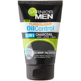 GARNIER TURBO LIGHT 3IN1 CHARCOAL FACE WASH 100ML 