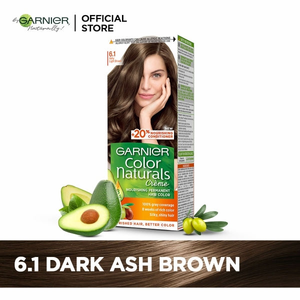 GARNIER COLOR NATURALS 6.1 DARK ASH BLONDE