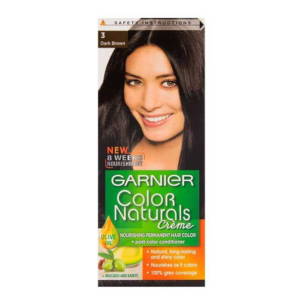 GARNIER COLOR NATURALS PAK 3 DARK BROWN