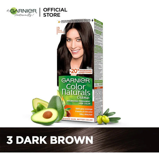 GARNIER COLOUR NATURALS 3 NATURAL DARK BROWN