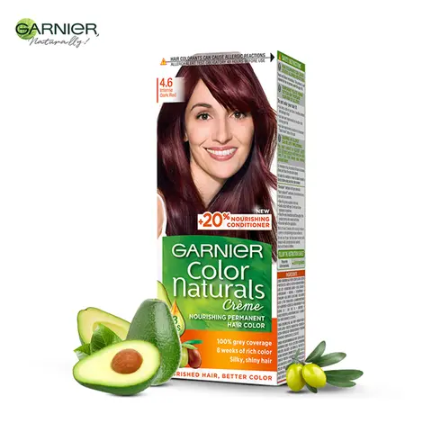 GARNIER COLOUR NATURALS 4.6 INTENSE DARK RED