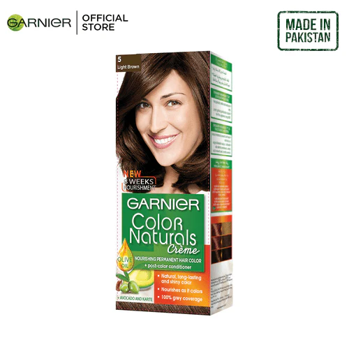 GARNIER COLOUR NATURALS 5 NATURAL LIGHT BROWN