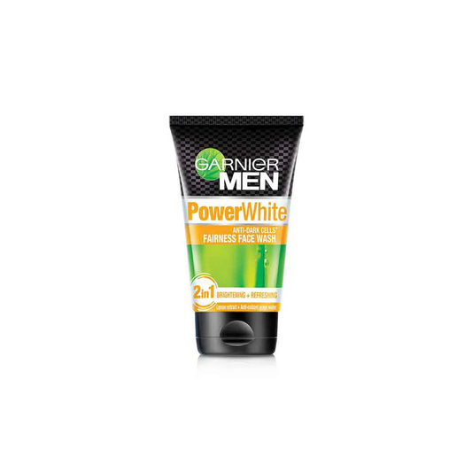 GARNIER MEN POWER WHITE FACEWASH 100ML