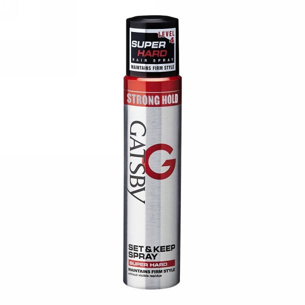 GATSBY SET & KEEP SUPER HARD SPRAY 250ML