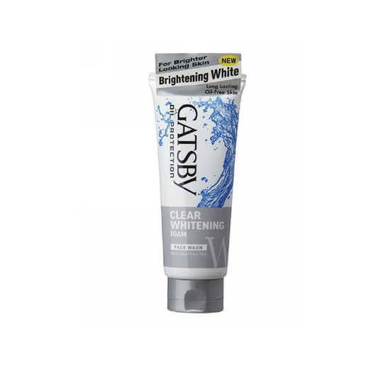 GATSBY CLEAR WHITENING FOAM FACE WASH 120G