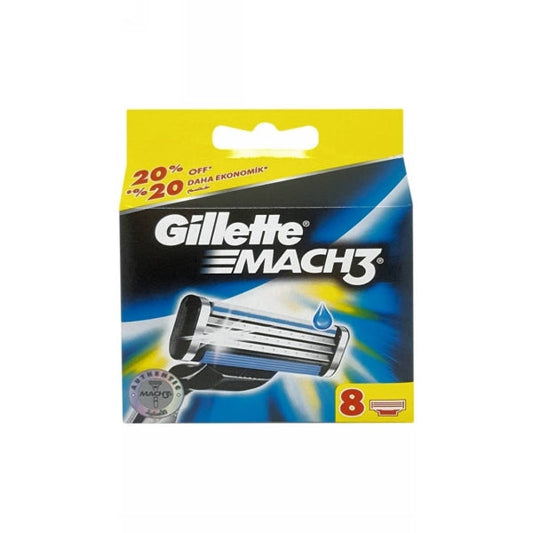 GILLETTE MACH3 8PCS