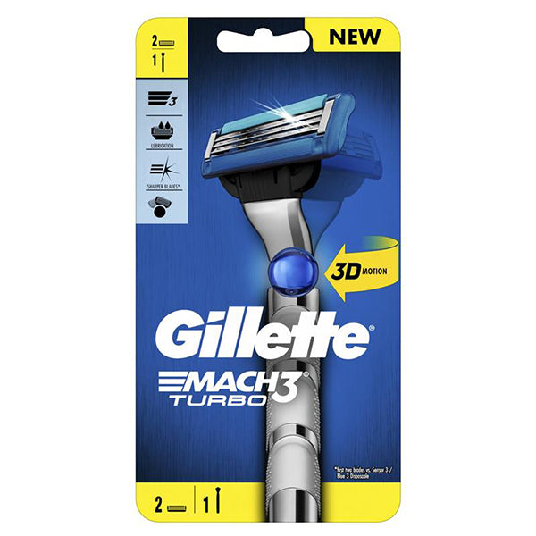 GILLETTE NACH 3 TURBO 3D BAL 2UP