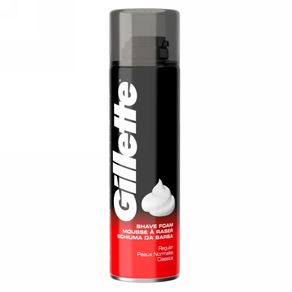 GILLETTE REGULAR SHAVE FOAM 200ML