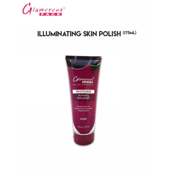 GLAMOROUS FACE SKIN POLISH PLUM 175ML