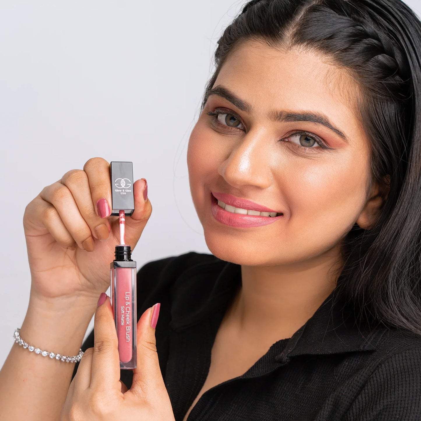 Glow & Glee Lip & Cheek Blush Just Kiss 315 | Cream Blush Tint