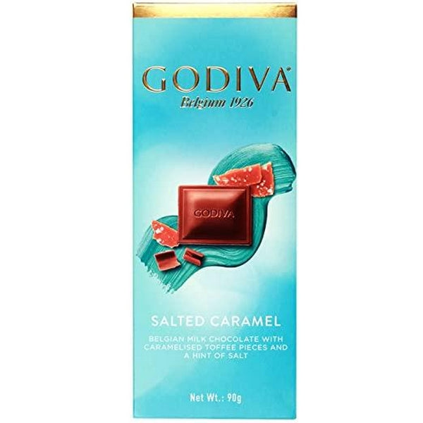 GODIVA SALTED CARAMEL CHOCOLATE 90GM