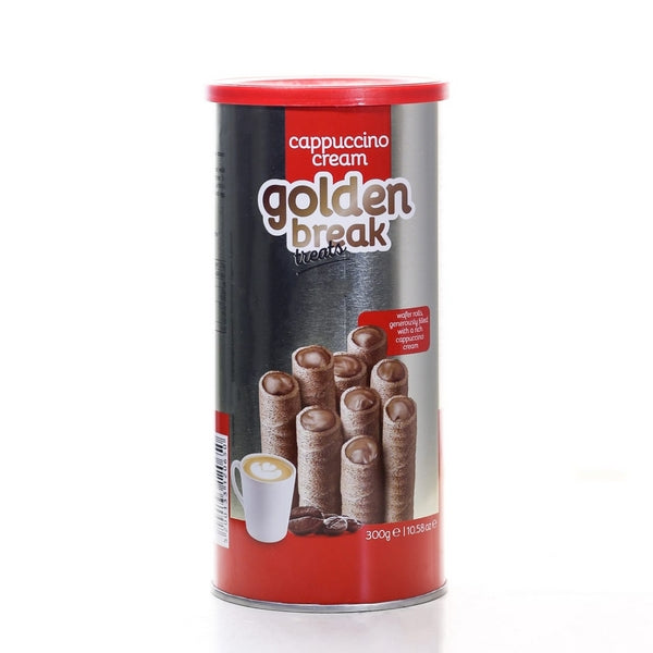 GOLDEN BREAK TREATS WAFER CAPPUCCINO CREAM