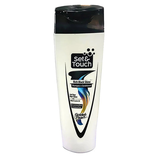 GOLDEN PEARL SET&TOUCH RICH BLACK SHINE SHAMPOO 200ML