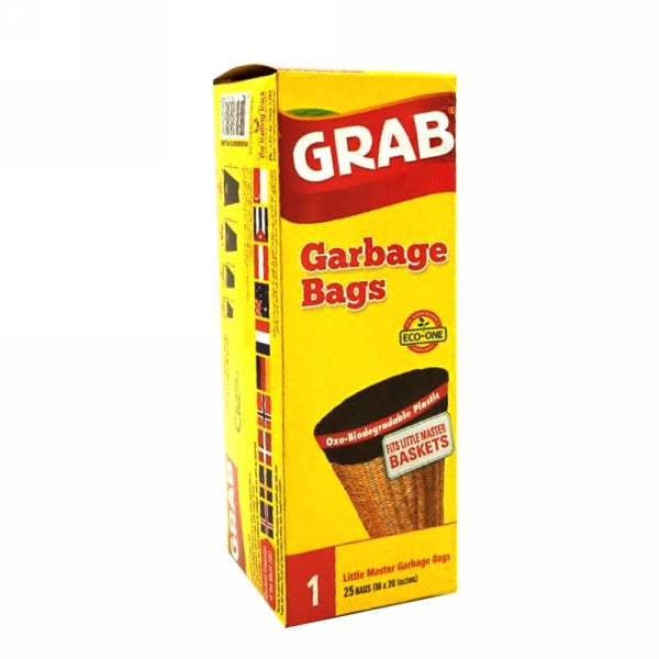 GRAB GARBAGE BAGS 1 18X20 