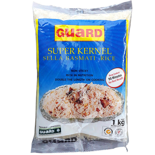 GUARD SUPER KERNEL SELLA BASMATI RICE 1KG