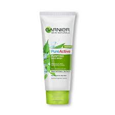 Garnier Face Wash Pure Active 100ML – Oil Control & Anti-Acne Deep Clean Cleanser