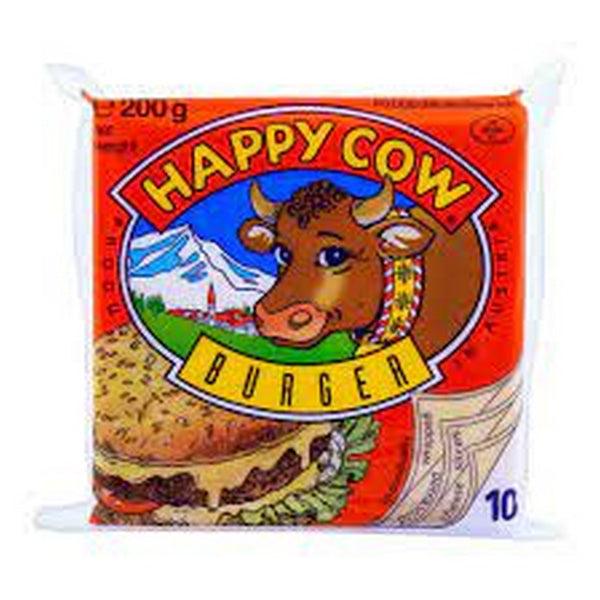 HAPPY COW BURGER CHEESE 200GM