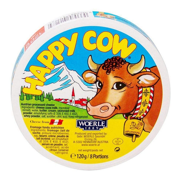 HAPPY COW CHEESE REGULAR PORTIONS 120GM