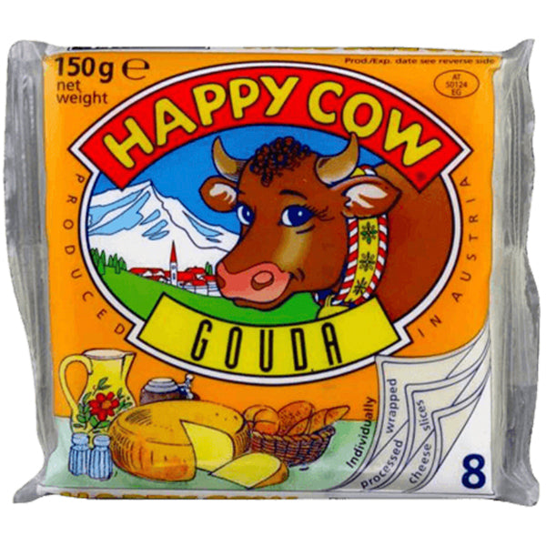 HAPPY COW YELLOW GOUDA CHESSE 150GM