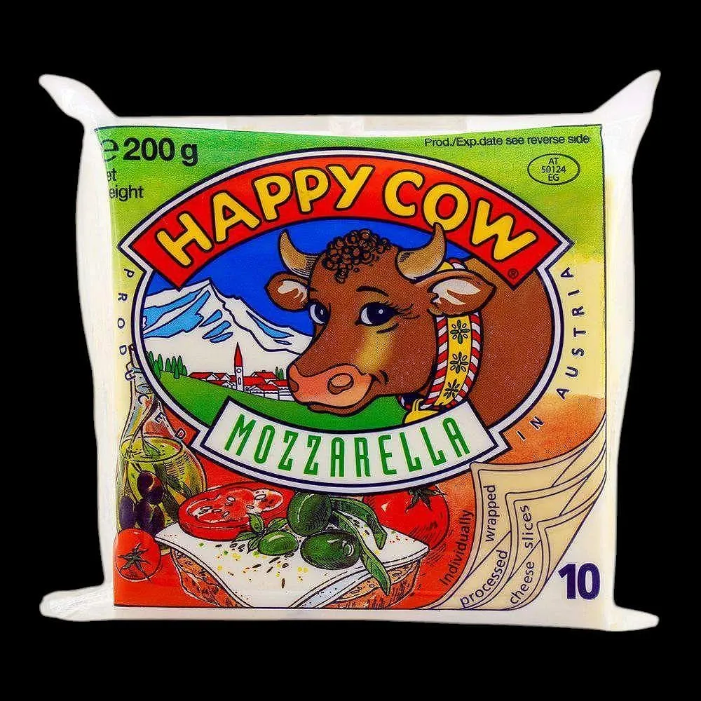 HAPPY COW MOZZARELLA CHESE SLICE 200G