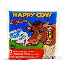 HAPPY COW REGULAR CHESSE SLICE 200G