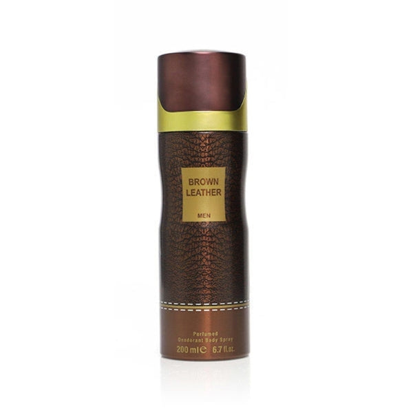 HEMANI BROWN LEATHER BODY SPRAY 200ML