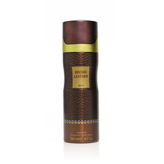HEMANI BROWN LEATHER BODY SPRAY 200ML