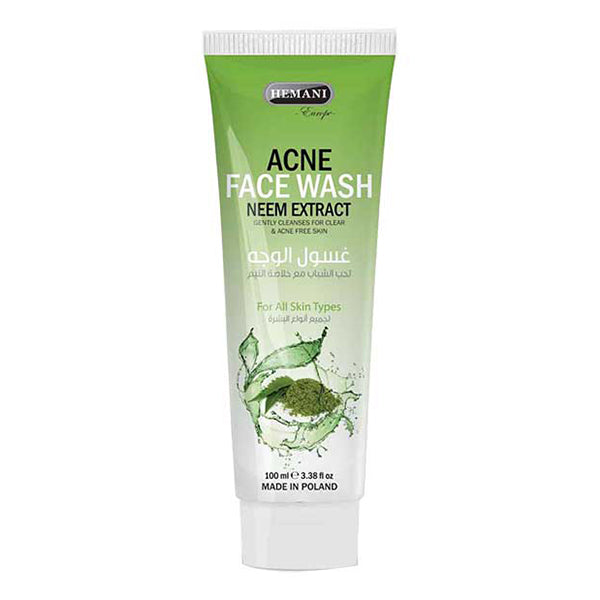 HEMANI FACE WASH ACNE NEEM EXTACT 100ML