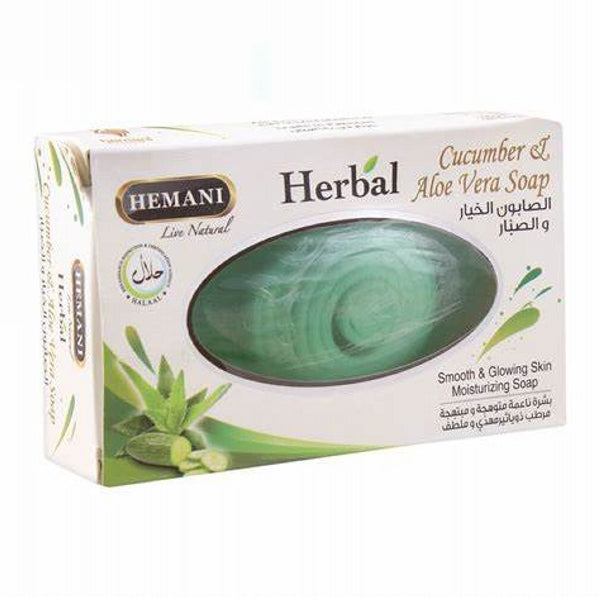 HEMANI CUCUMBER & ALOE VERA SOAP 100G