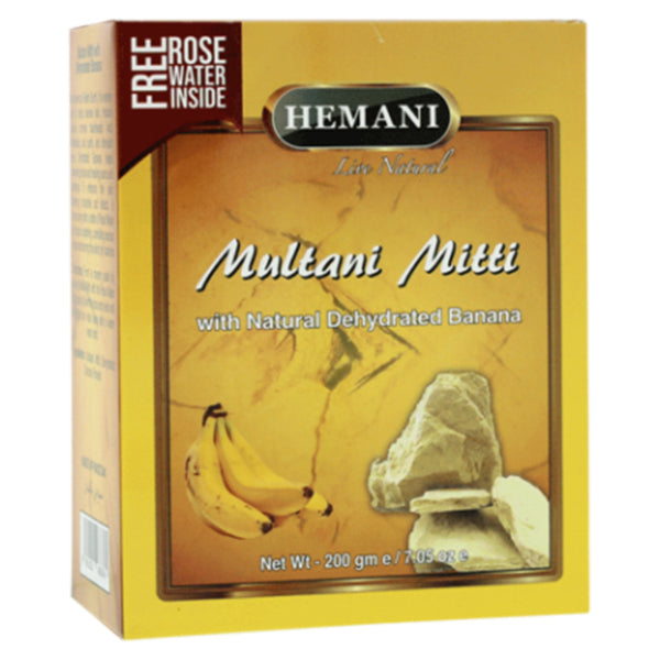 HEMANI MULTANI MITTI NATURAL BANANA 200GM