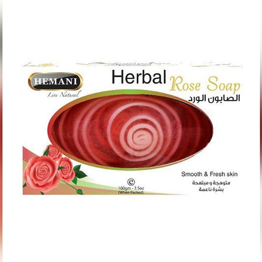 HEMANI SOAP ROSE 100GM