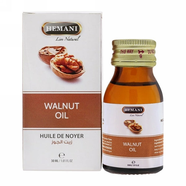 HEMANI LIVE NATURAL WALNUT OIL 30ML