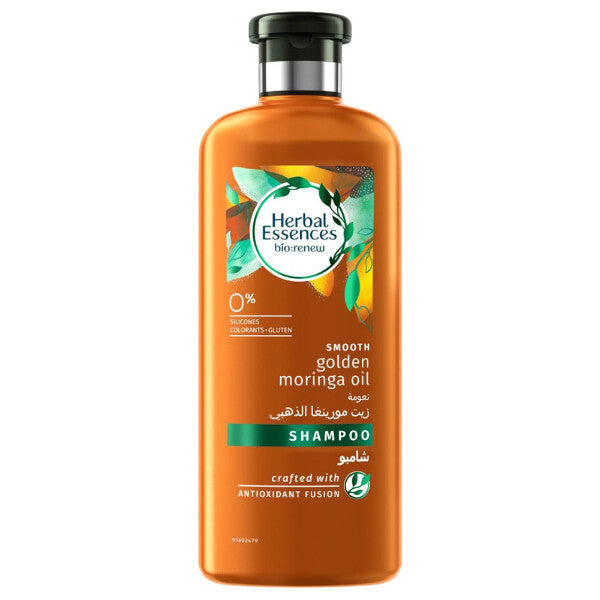 HERBAL ESSENCE SMOOTH GOLDEN MORINGA OIL SHAMPOO 400ML
