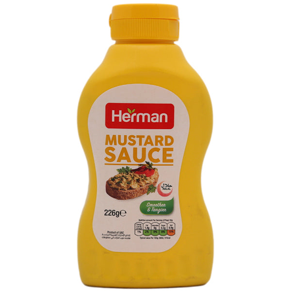 HERMAN MUSTARD SAUCE 226GM
