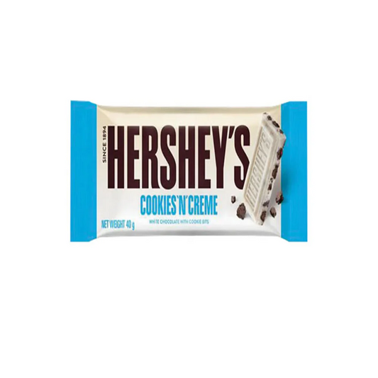 HERSHEY`S COOKIES & CREAM BAR 40G