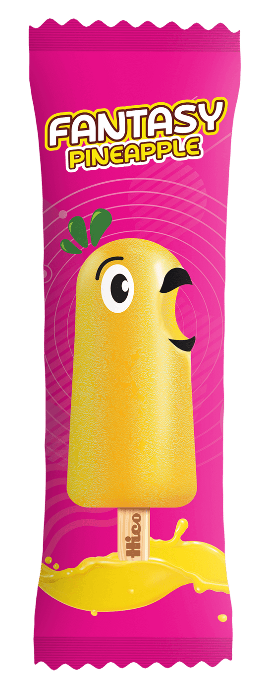 Hico Fantasy Pineapple Ice Lolly | Refreshing Pineapple Ice Pop