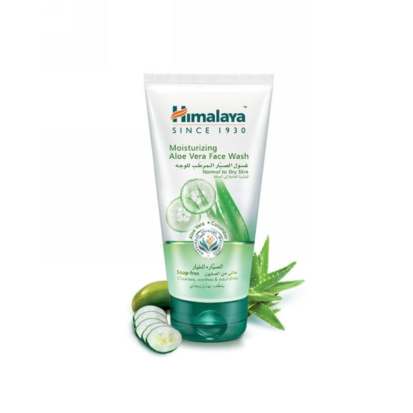 HIMALAYA MOISTURIZING ALOE VERA FACE WASH 100ML 