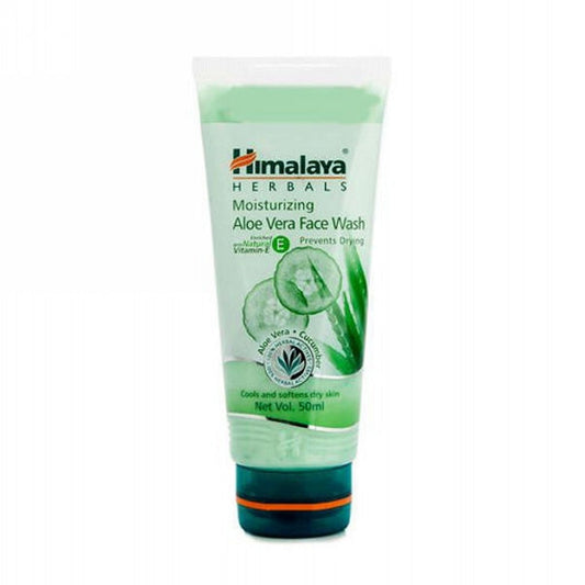 HIMALAYA MOISTURIZING ALOE VERA FACE WASH 50ML 