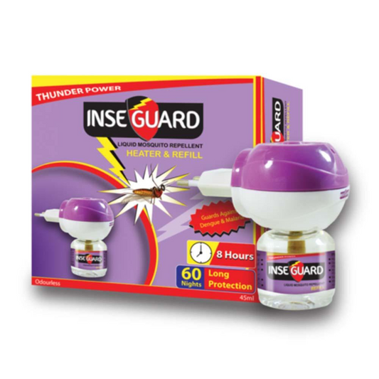 INSEGUARD LIQUID MOSQUITO HEATER & REFILL