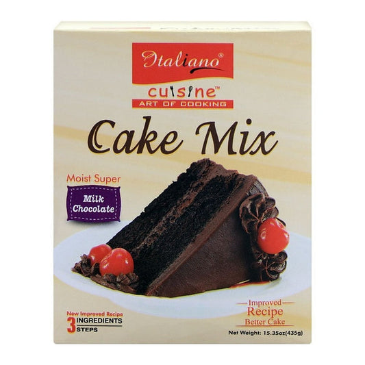  ITALIANO CAKE MIX CHOCOLATE FUDGE 435G