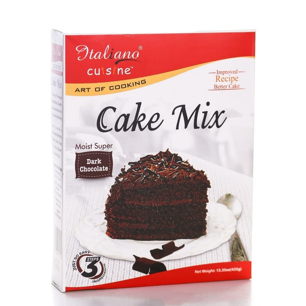 ITALIANO CAKE MIX DARK CHOCOLATE 435G