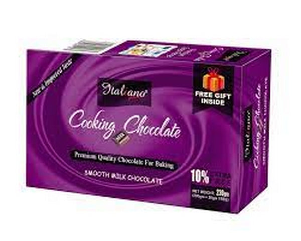  ITALIANO COOKING CHOCOLATE SMOOTH MILK 200GM
